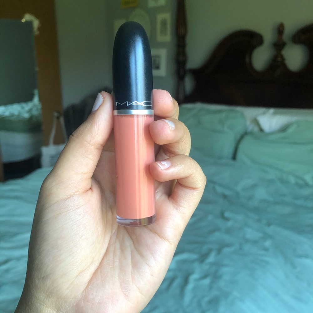 MAC liquid lip in Mango Mango